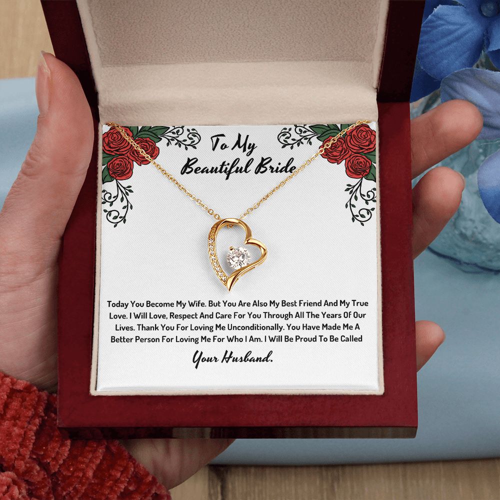 To My Beautiful Bride From Your Future Husband