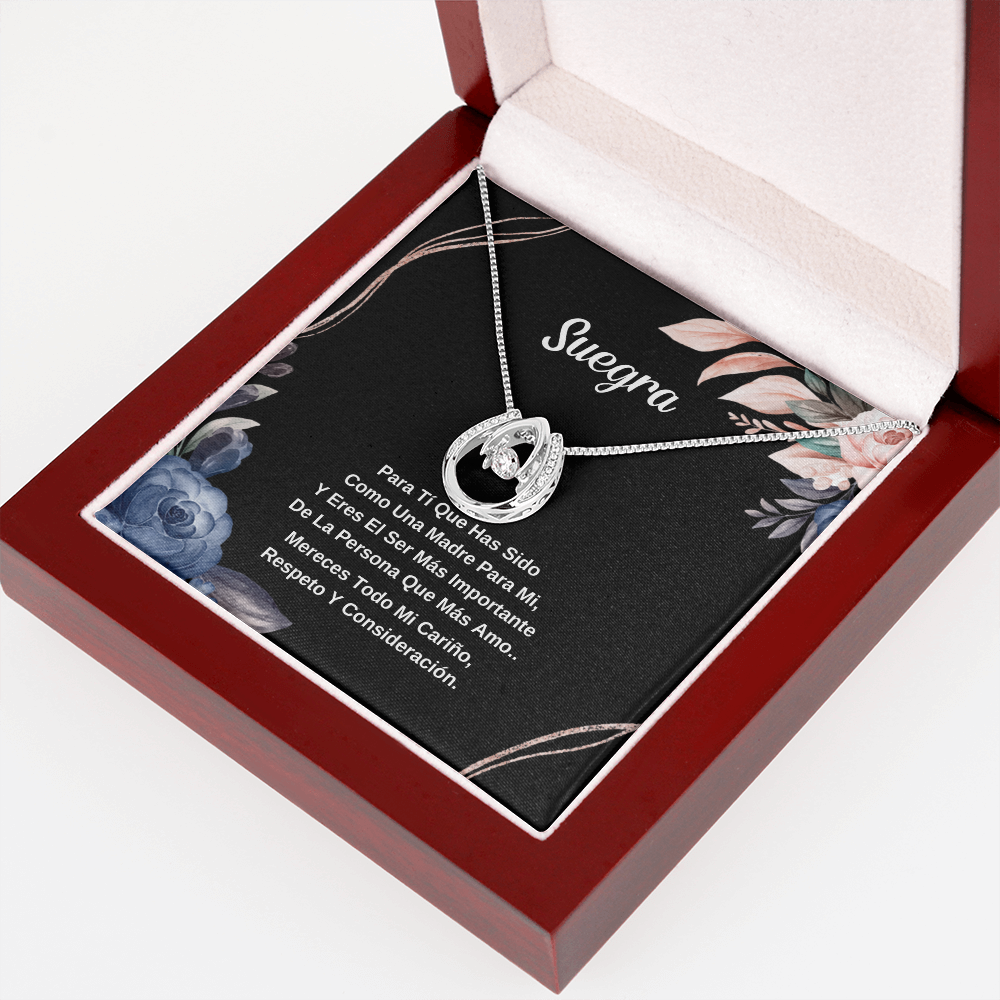 Suegra gracias por ser una madre para mi - collar de suerte