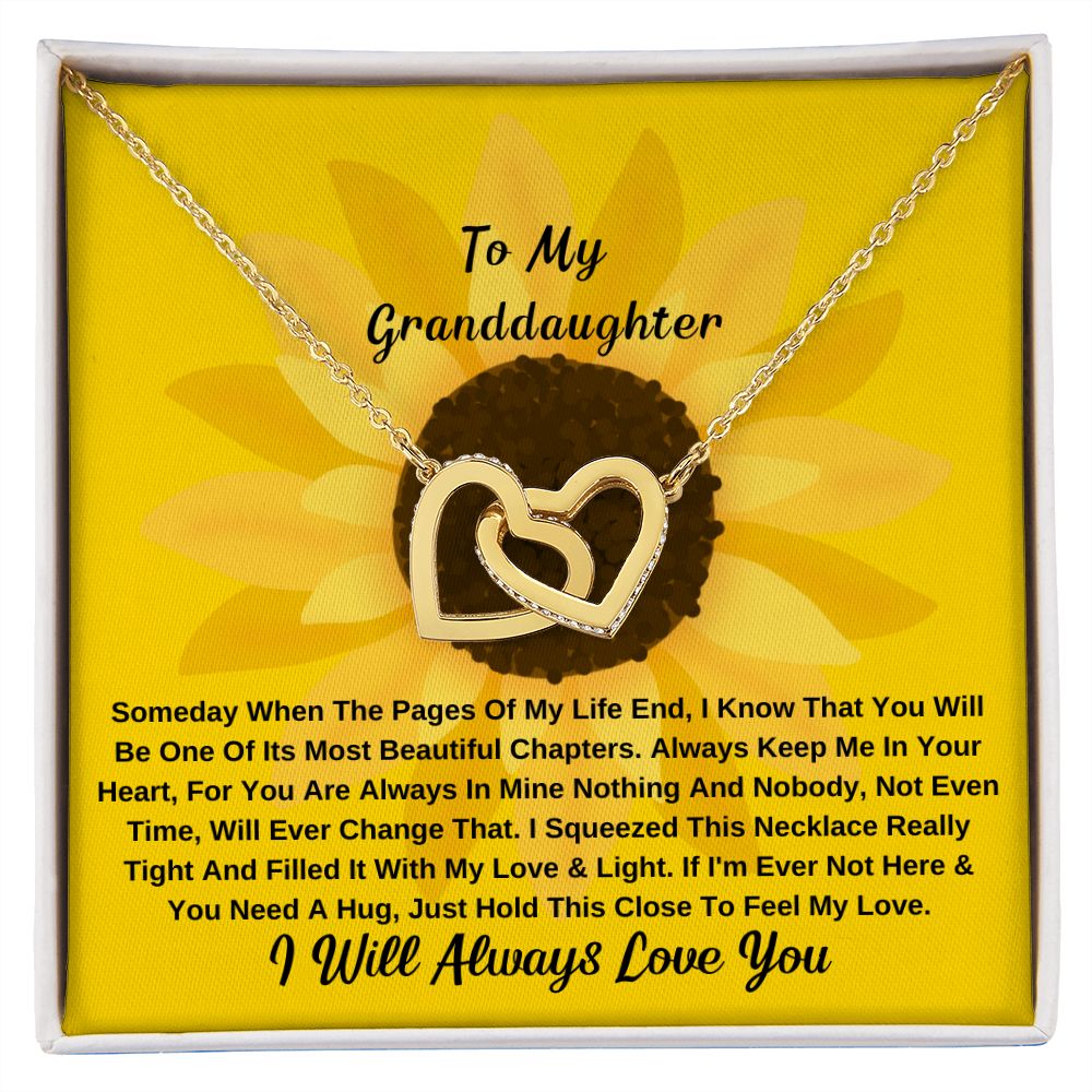 To My Granddaughter, Someday When The Pages Of My Life End.