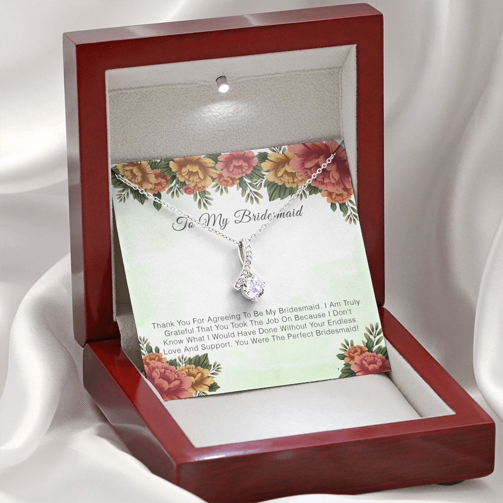 To My Bridesmaid - Thank you