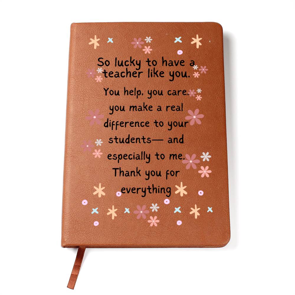 Teacher Journal - Thank Your For Everything