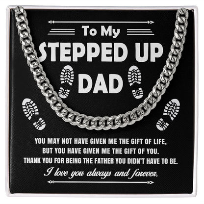 To My Stepped Up Dad - Thank You