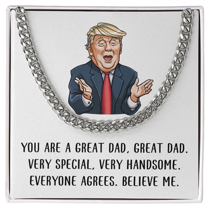 Trump Funny Card - You Are A Great Dad