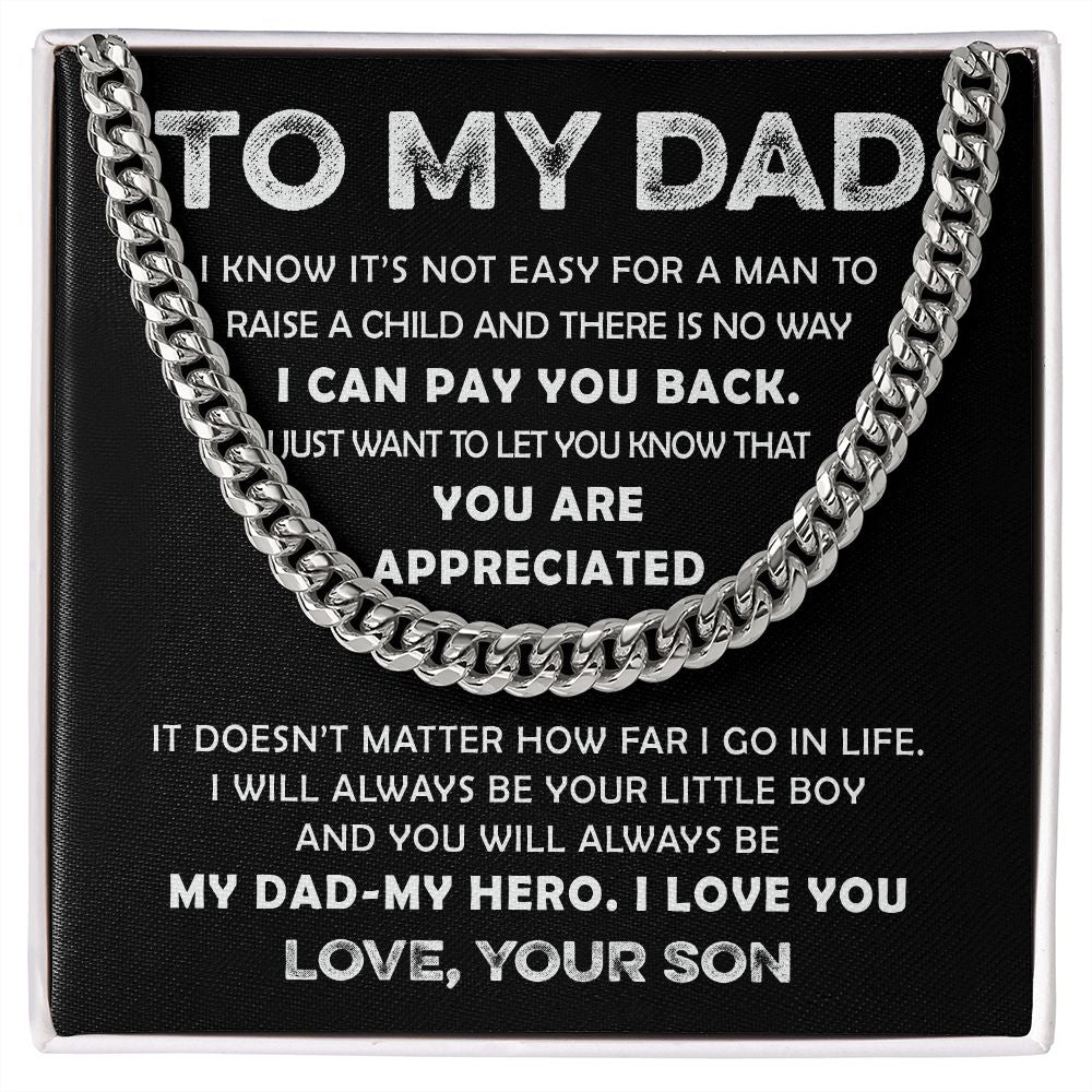 To My Dad - You Are Appreciated