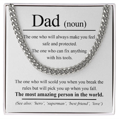 Dad - The One Who Will Always Make You Feel Safe