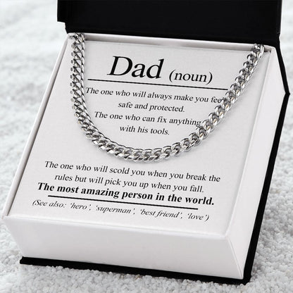 Dad - The One Who Will Always Make You Feel Safe