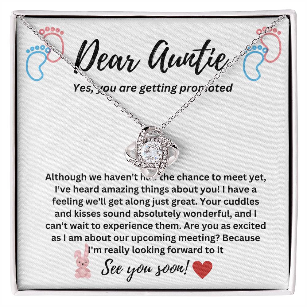 Dear Auntie - You Are Getting Promoted