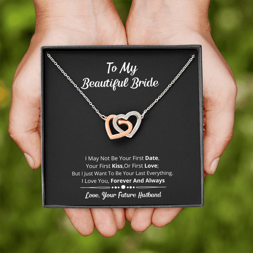 To My Beautiful Bride - Hearts Necklace