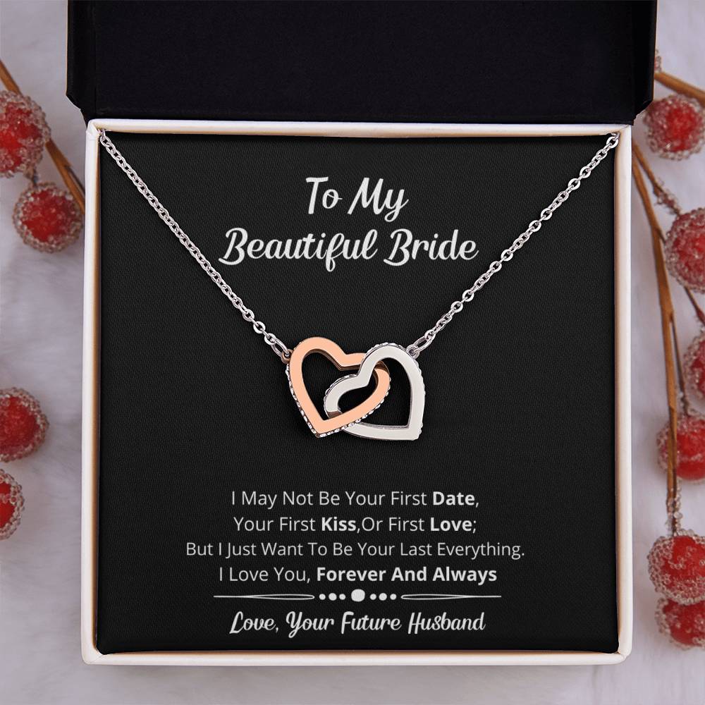 To My Beautiful Bride - Hearts Necklace