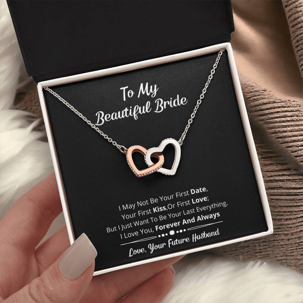 To My Beautiful Bride - Hearts Necklace