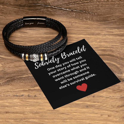 Sobriety - Survival Guide - Bracelet