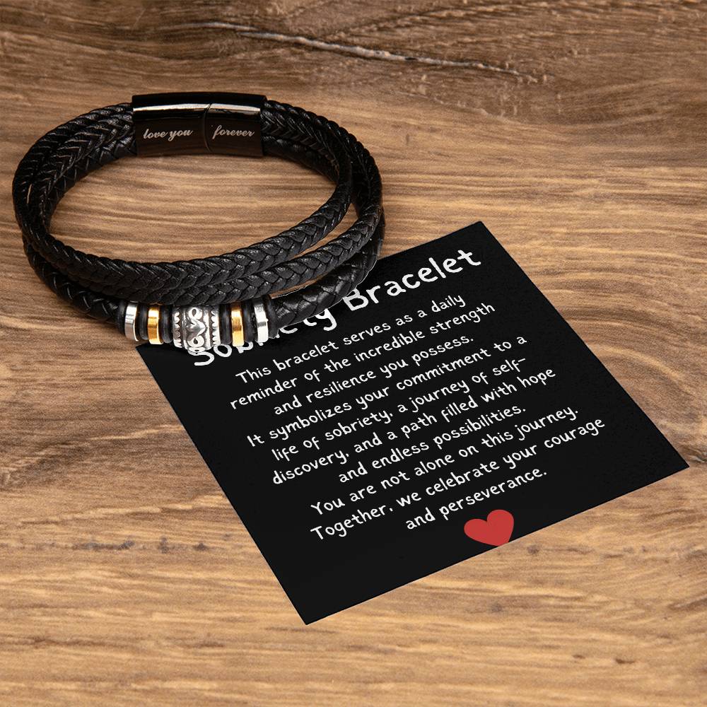 Sobriety Bracelet - You Are Not Alone