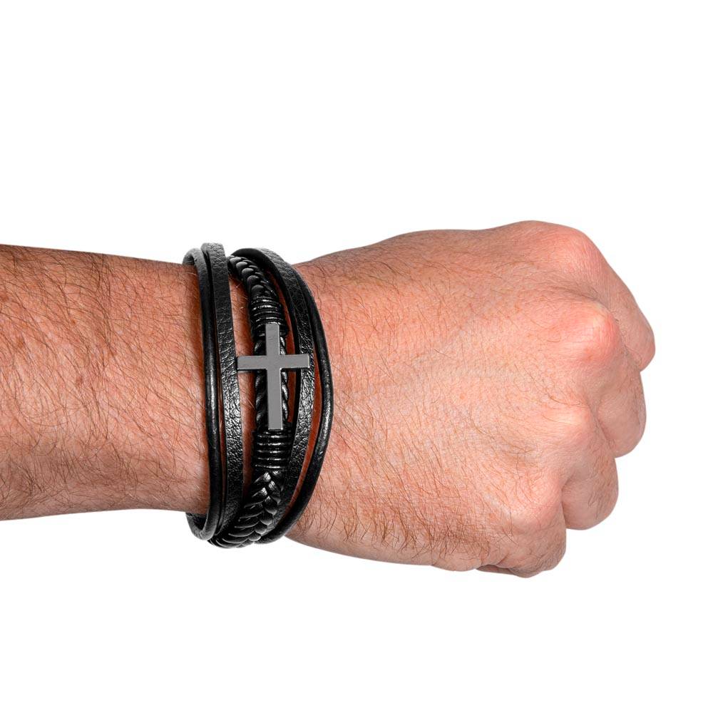 Sobriety Cross Bracelet - Survival Guide