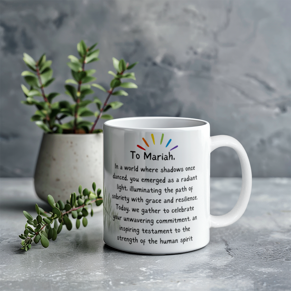 Personalized Sobriety Mug