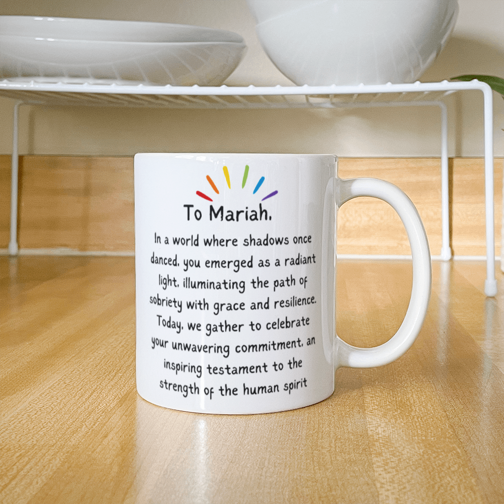 Personalized Sobriety Mug