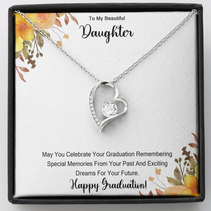 Daughter necklace for Graduation