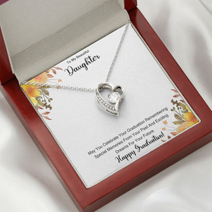 Daughter necklace for Graduation