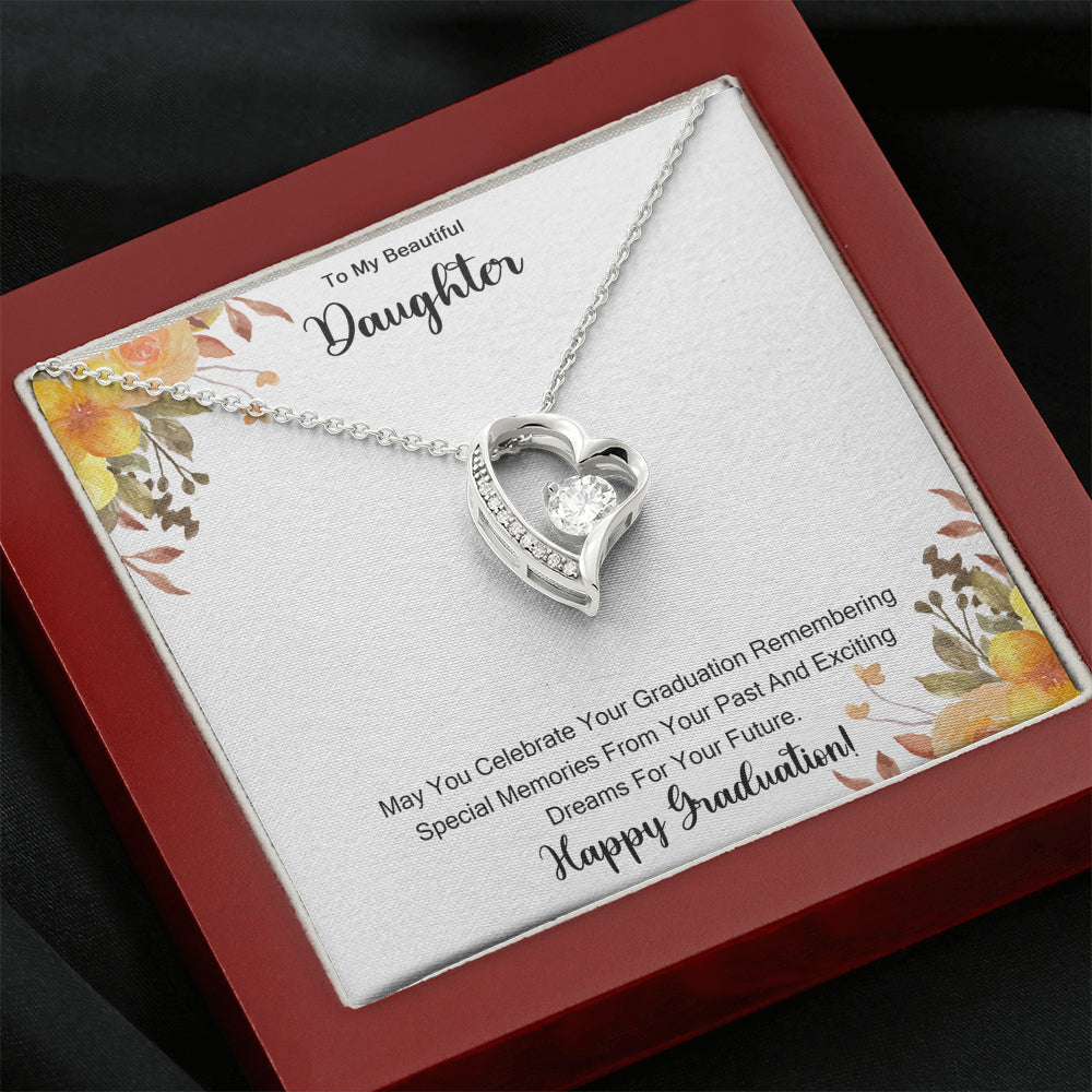 Daughter necklace for Graduation