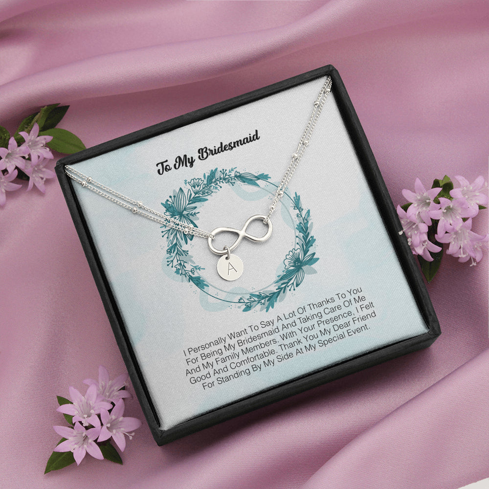 To My Bridesmaid - I Express My Deepest Thanks To You