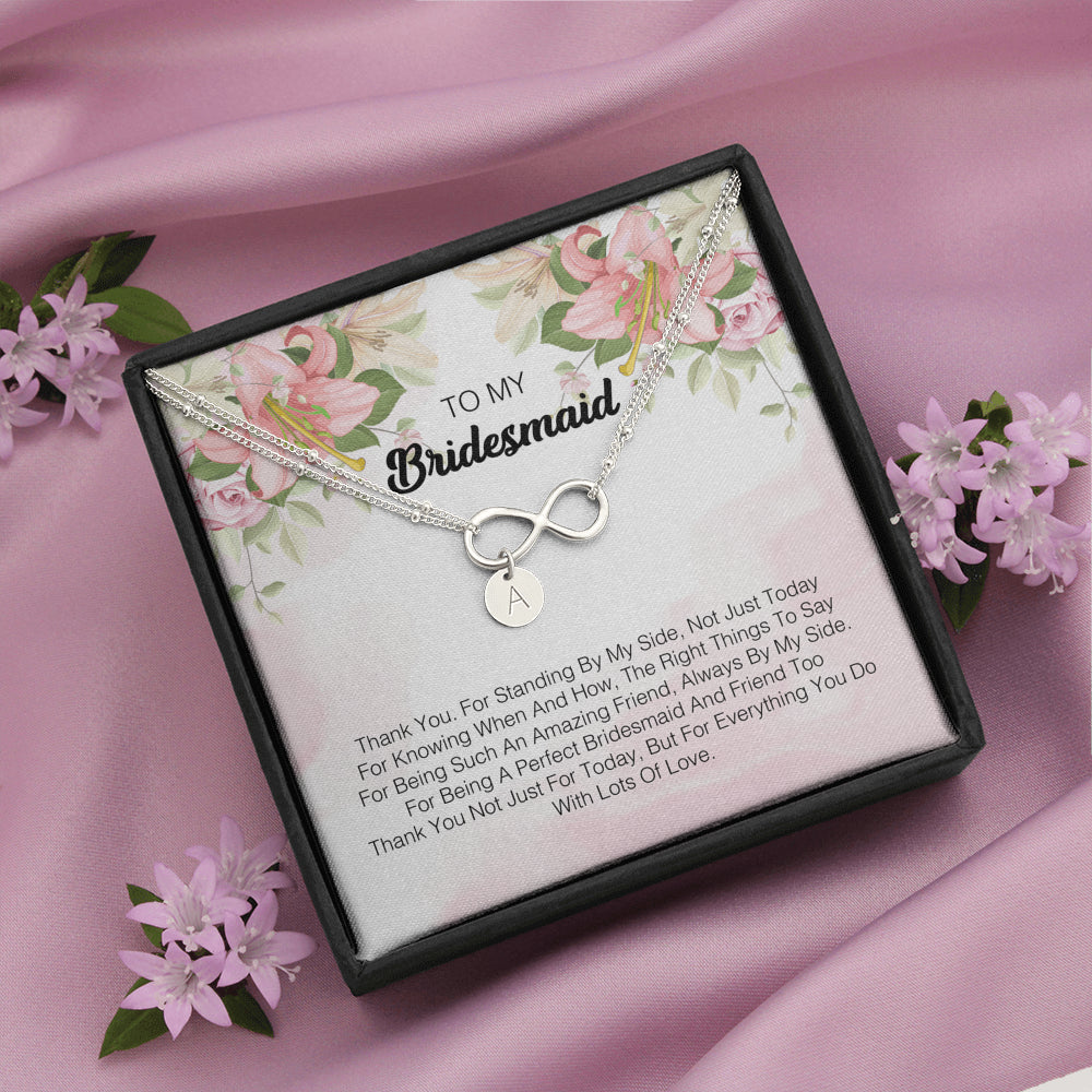 To My Bridesmaid - I Express My Deepest Thanks To You