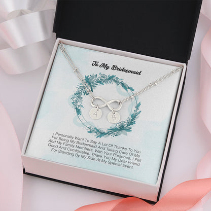 To My Bridesmaid - I Express My Deepest Thanks To You