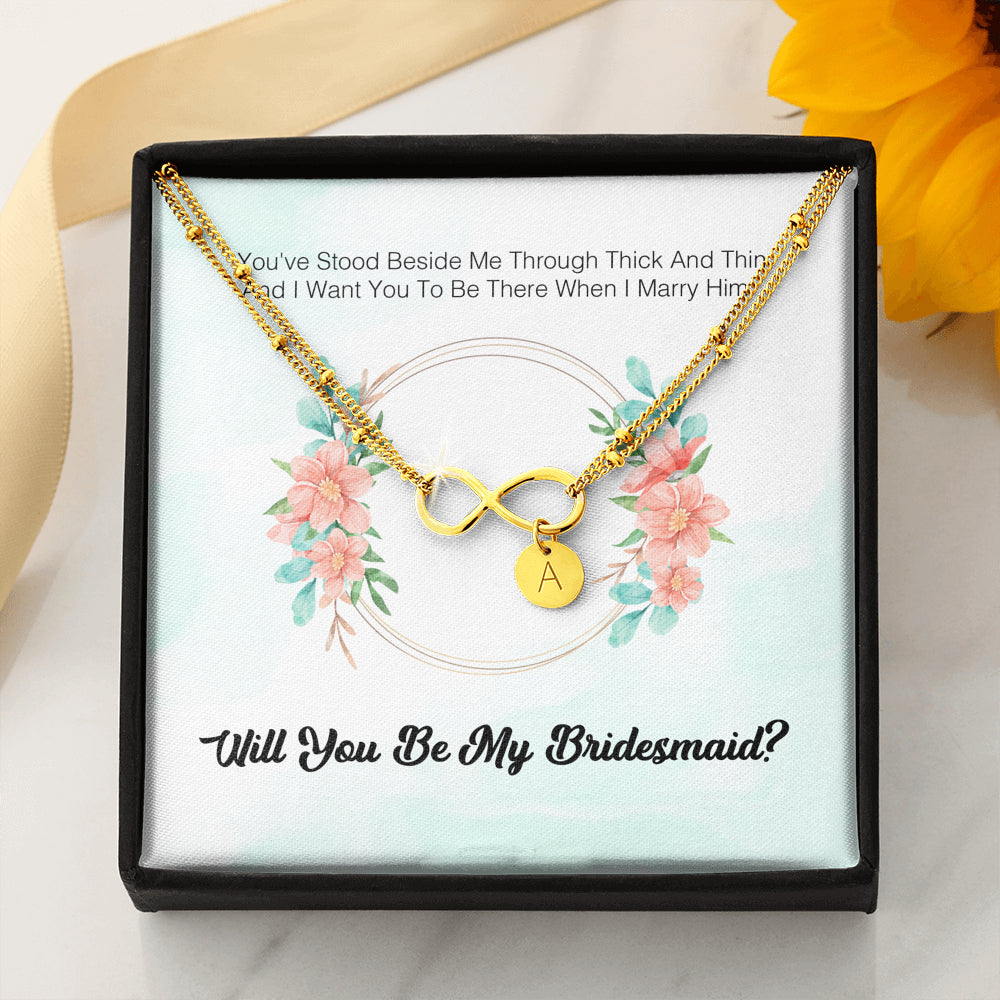To My Bridesmaid - I Express My Deepest Thanks To You