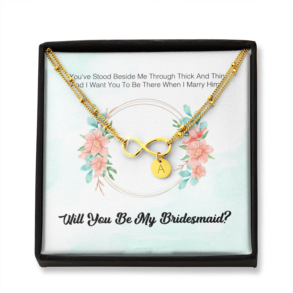 To My Bridesmaid - I Express My Deepest Thanks To You