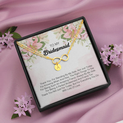 To My Bridesmaid - I Express My Deepest Thanks To You
