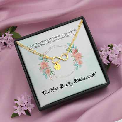 To My Bridesmaid - I Express My Deepest Thanks To You