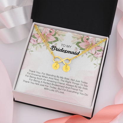 To My Bridesmaid - I Express My Deepest Thanks To You
