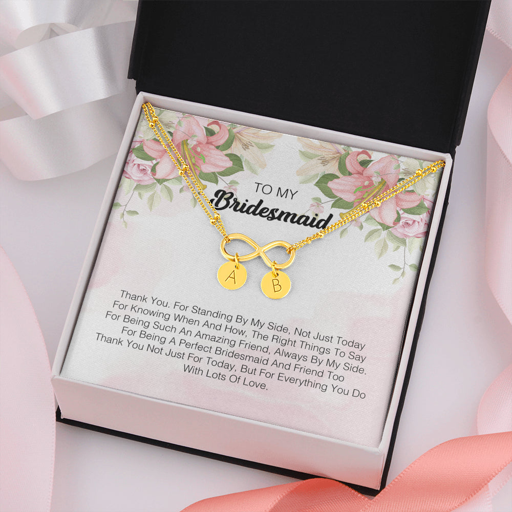 To My Bridesmaid - I Express My Deepest Thanks To You