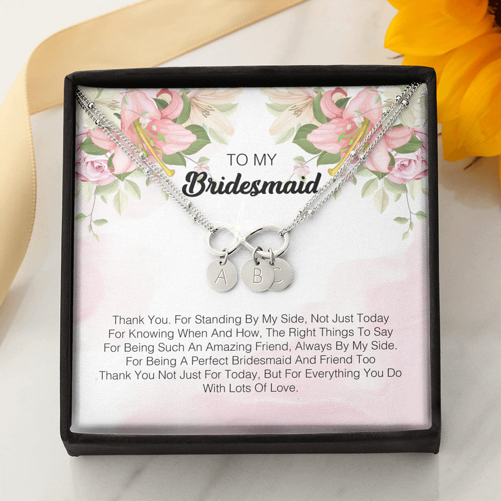 To My Bridesmaid - I Express My Deepest Thanks To You