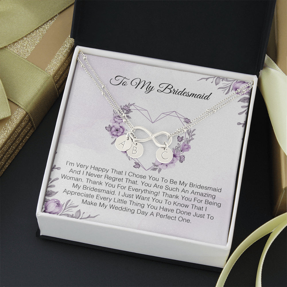To My Bridesmaid - I'm Very Happy That I Chose You