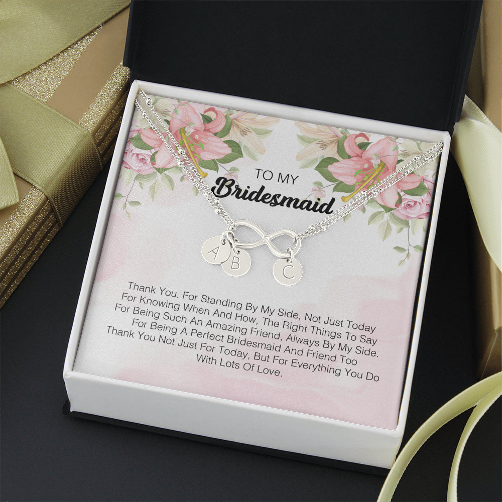 To My Bridesmaid - I Express My Deepest Thanks To You