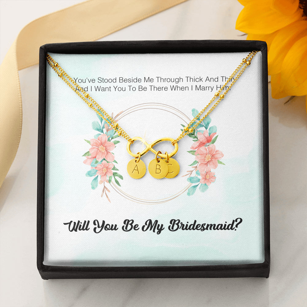 To My Bridesmaid - I Express My Deepest Thanks To You