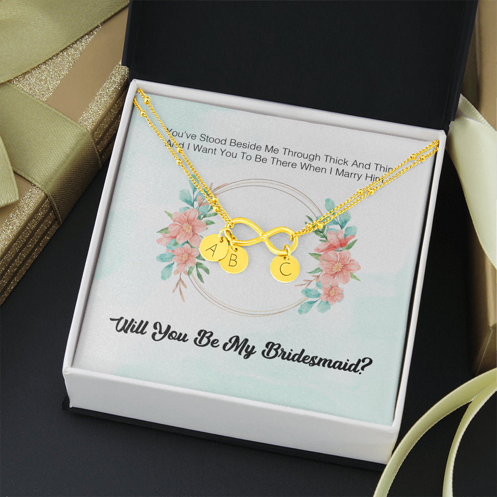 To My Bridesmaid - I Express My Deepest Thanks To You