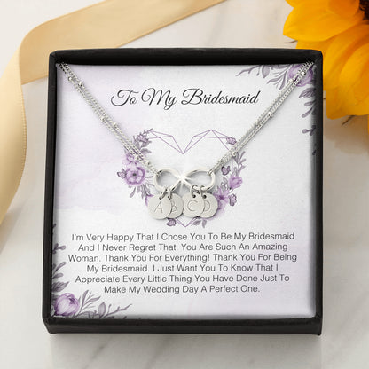To My Bridesmaid - I'm Very Happy That I Chose You