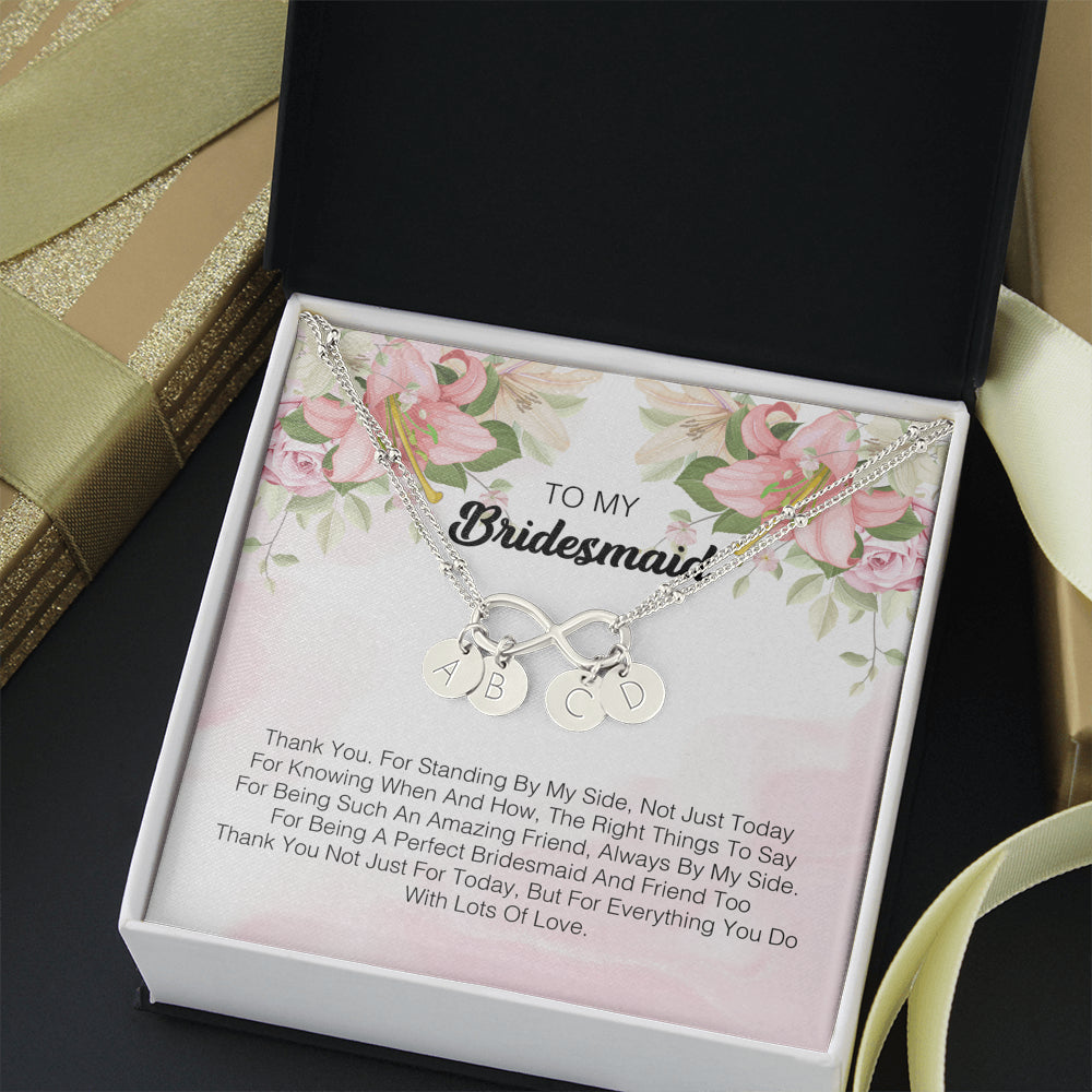 To My Bridesmaid - I Express My Deepest Thanks To You