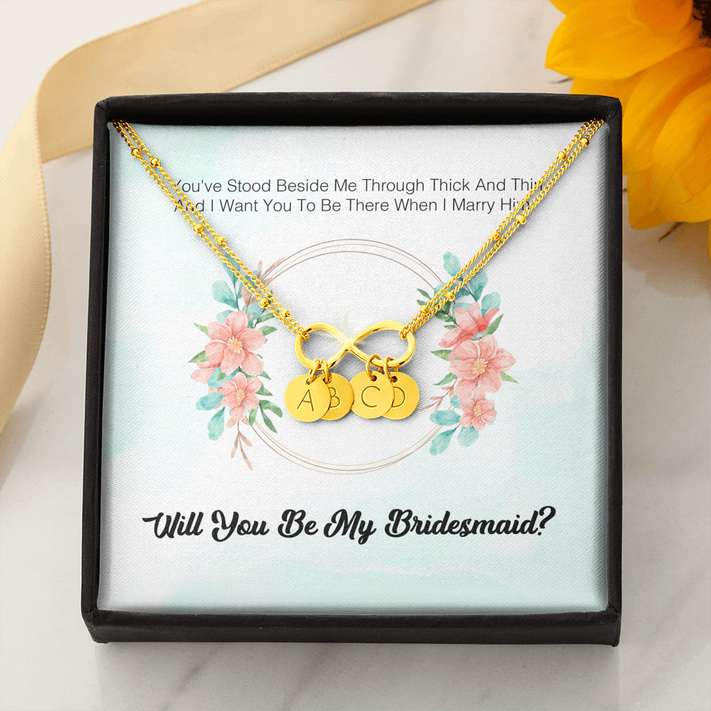 To My Bridesmaid - I Express My Deepest Thanks To You