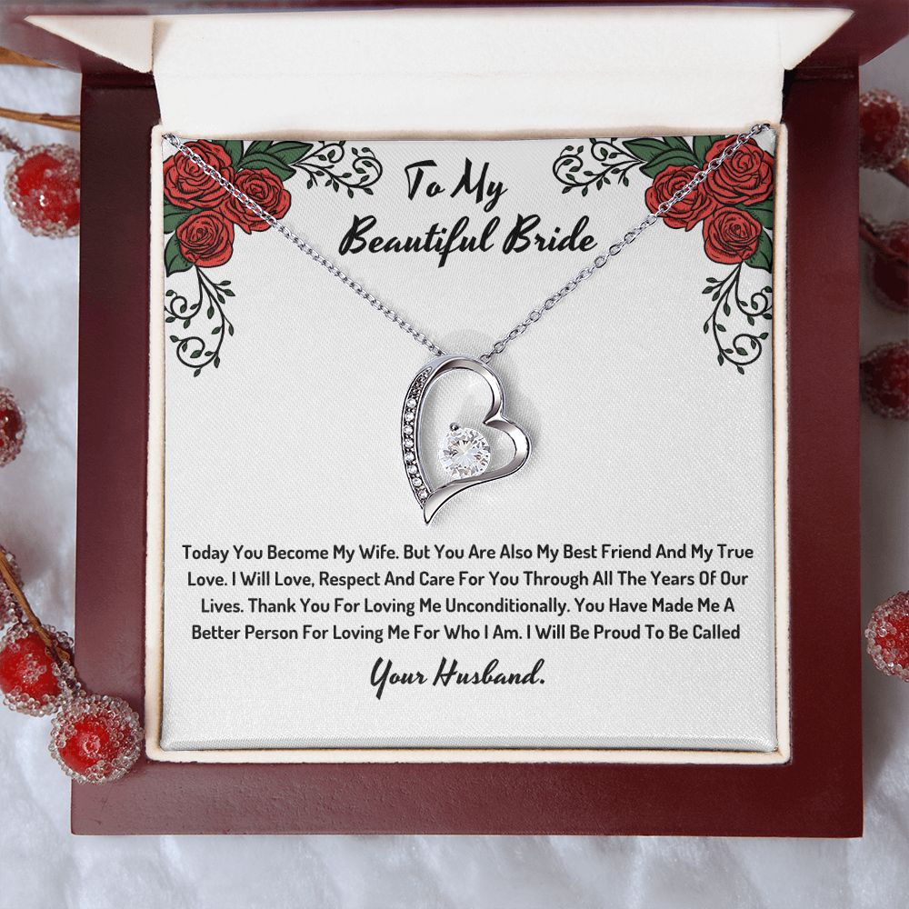 To My Beautiful Bride From Your Future Husband