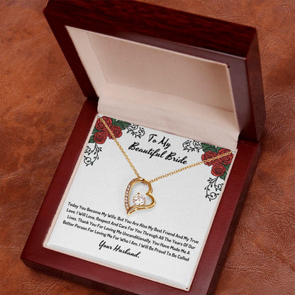 To My Beautiful Bride From Your Future Husband
