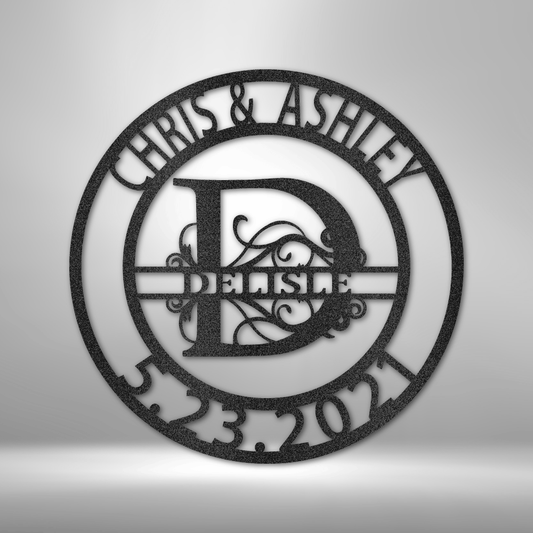 Metal art 3 Chris & Ashley