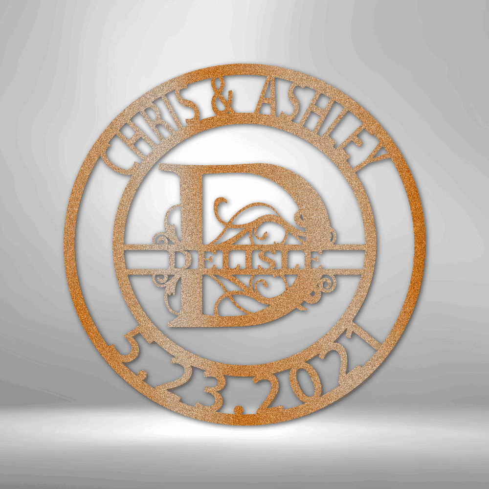 Metal art 3 Chris & Ashley