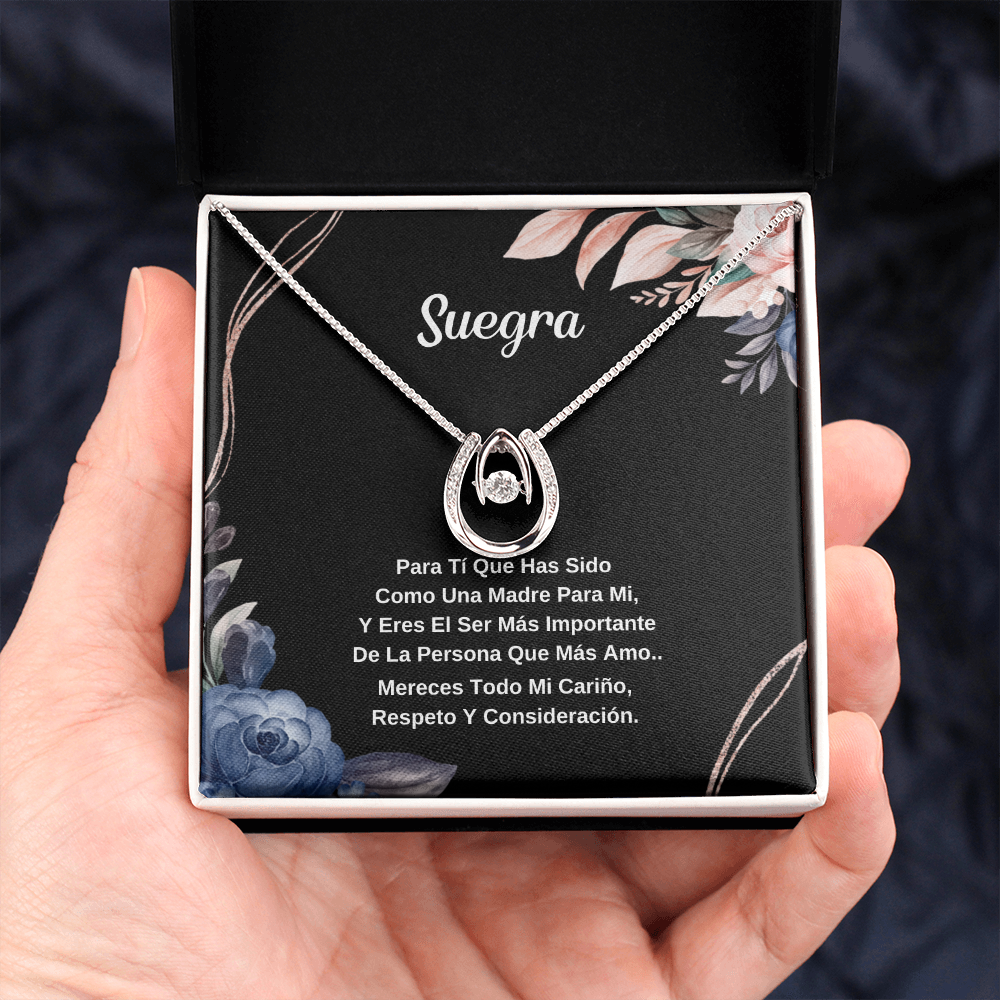 Suegra gracias por ser una madre para mi - collar de suerte