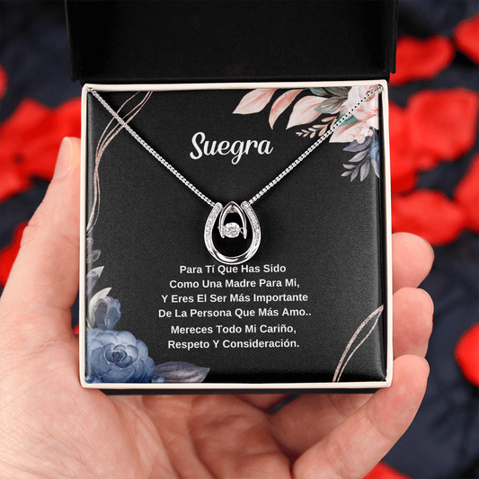 Suegra gracias por ser una madre para mi - collar de suerte