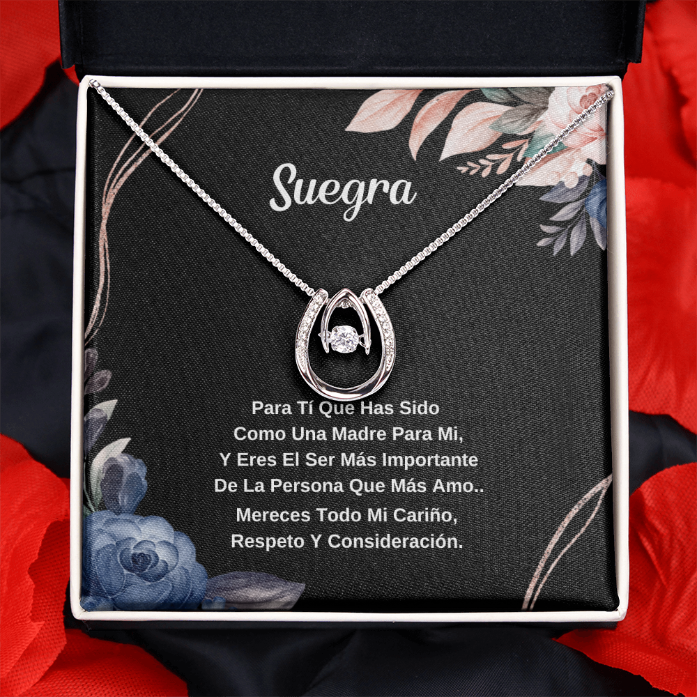 Suegra gracias por ser una madre para mi - collar de suerte