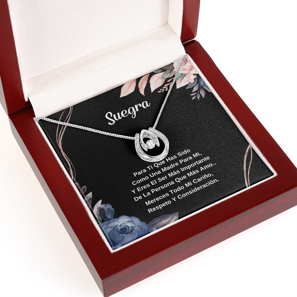 Suegra gracias por ser una madre para mi - collar de suerte