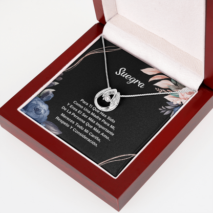 Suegra gracias por ser una madre para mi - collar de suerte