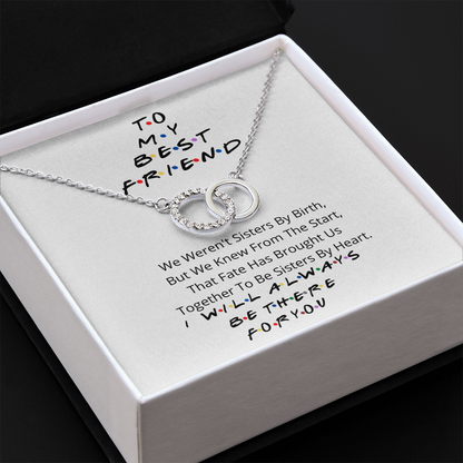 To my best friend rings necklace