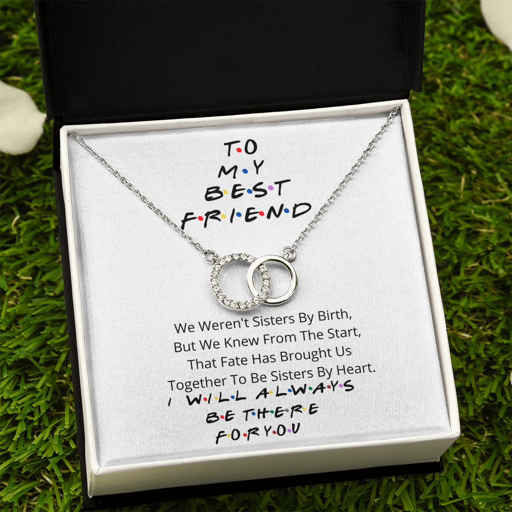 To my best friend rings necklace
